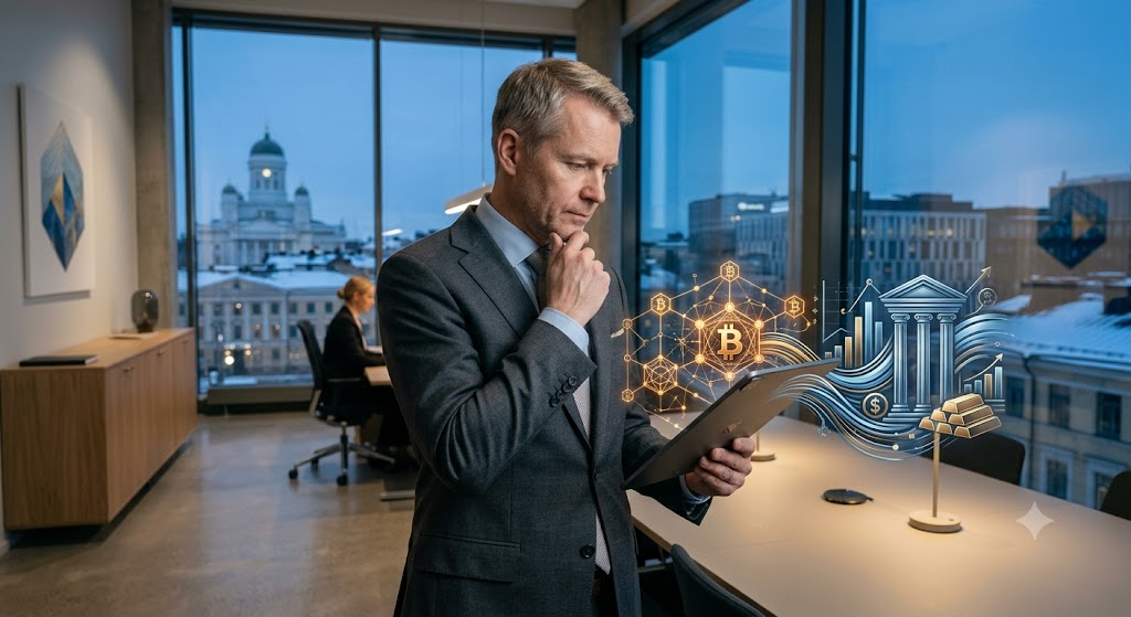Jan Fazer -Digitaalisen Finanssimaailman kohtaaminen Suomessa